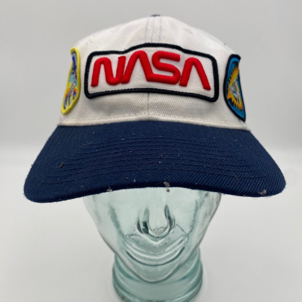 Aldrin Family Foundation NASA Space Shuttle Snapback Hat Cap Astronaut Patches